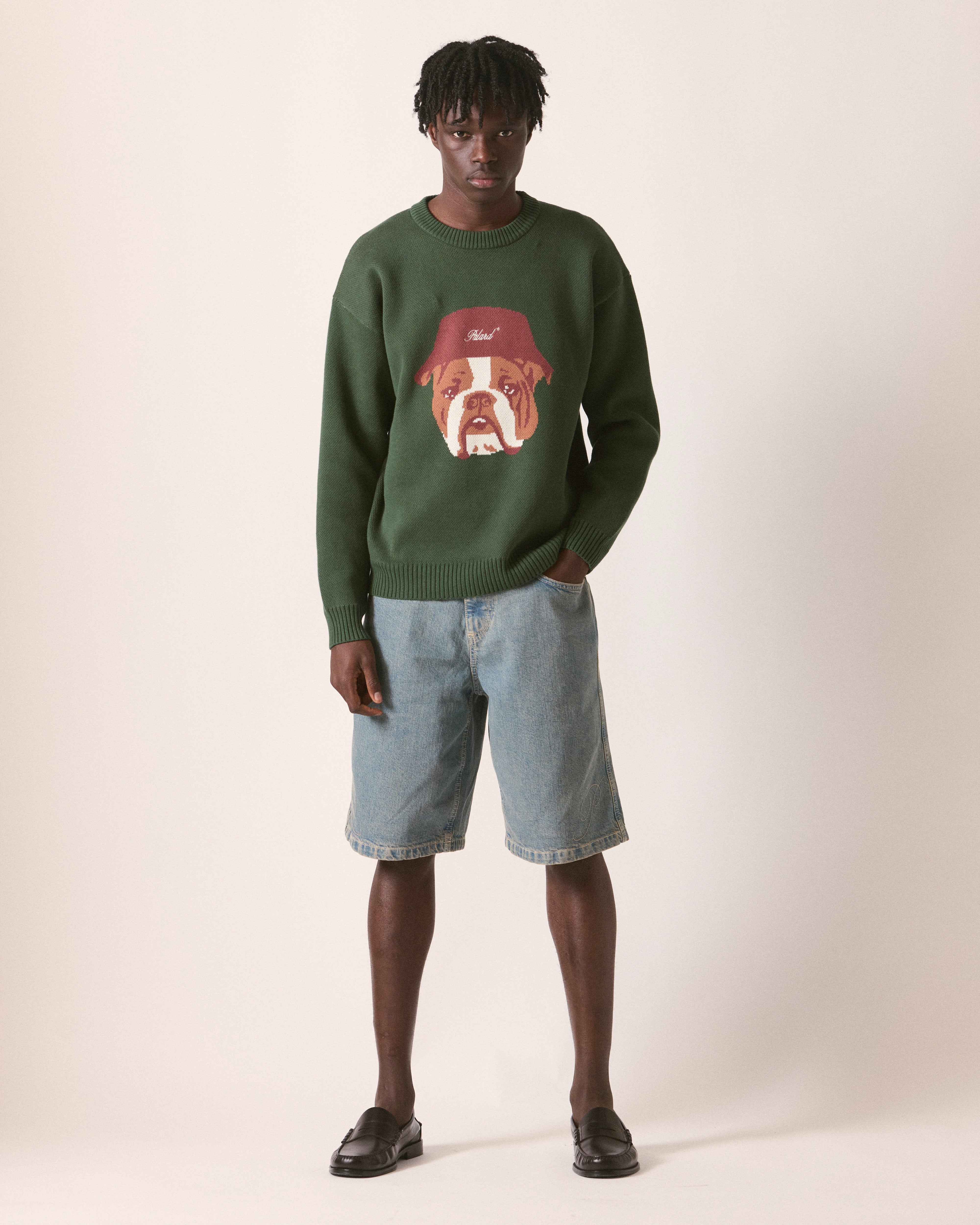 Bulldog Knit Sweater