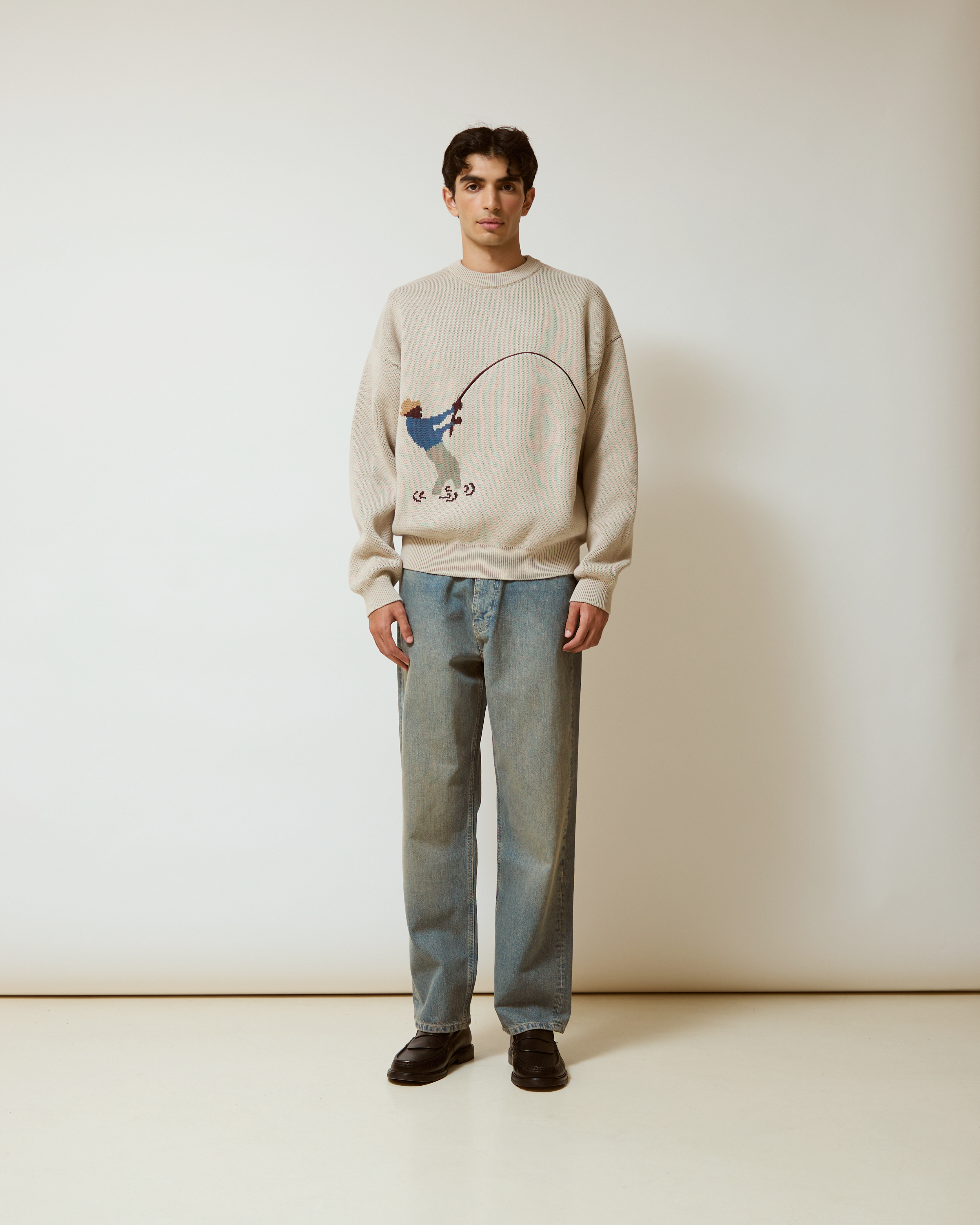 White Marlin Knit Sweater