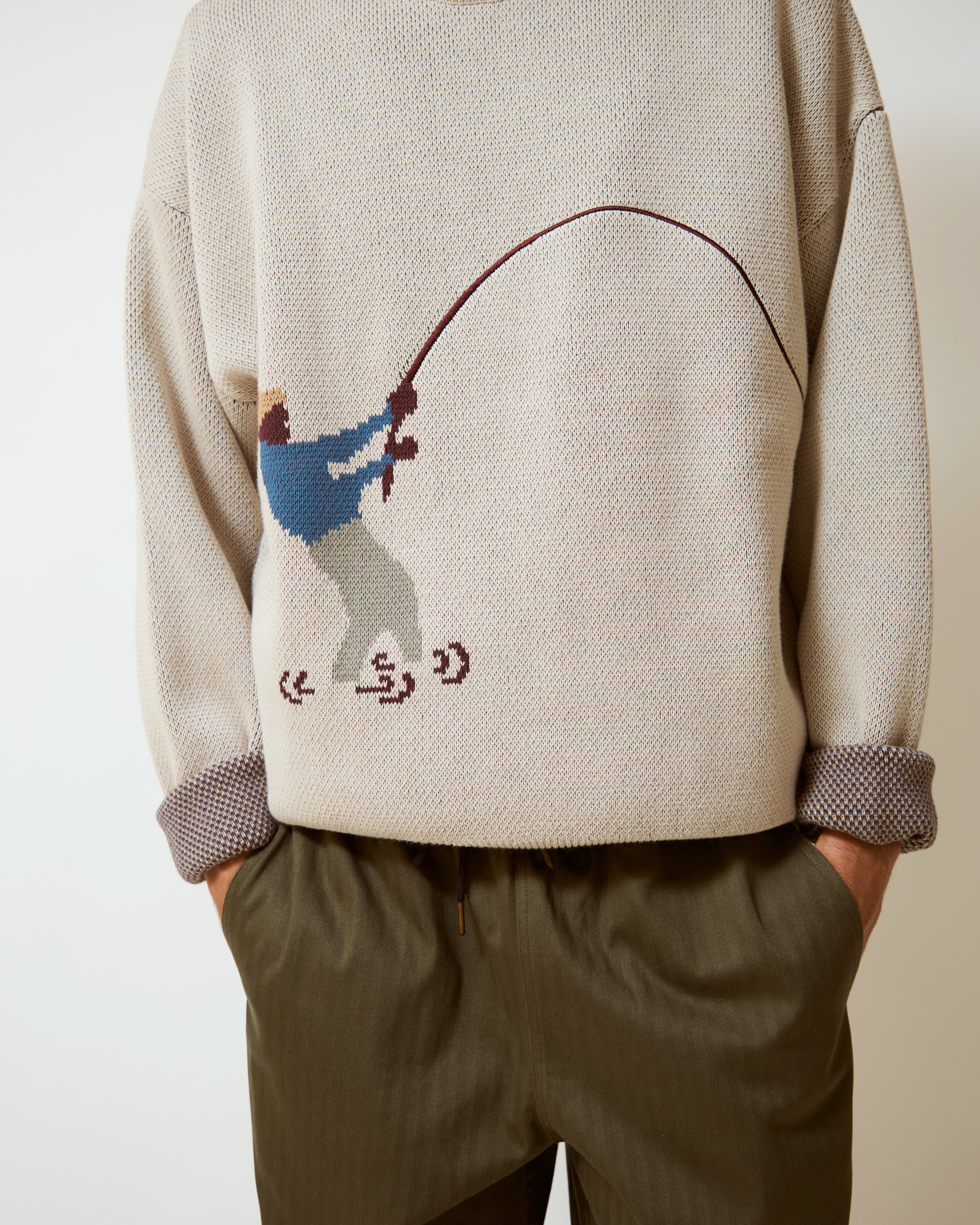 White Marlin Knit Sweater