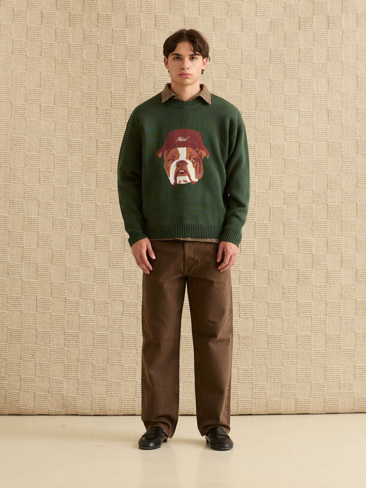 Bulldog Knit Sweater