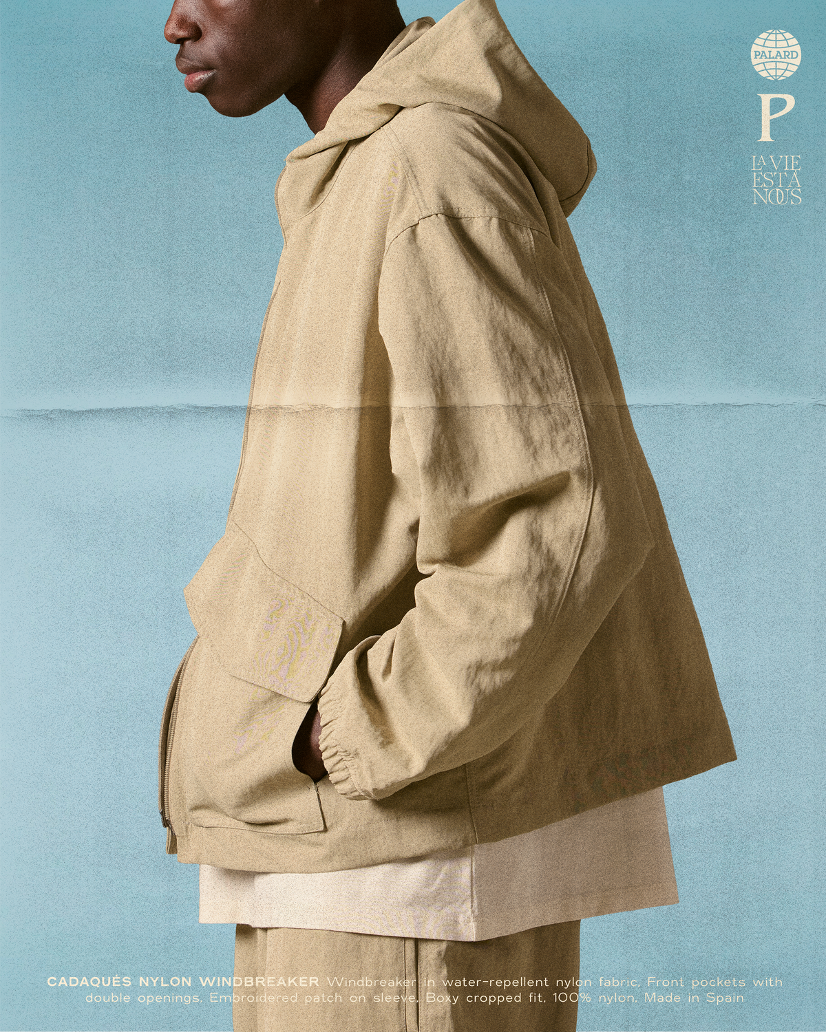 Cadaqués Nylon Windbreaker