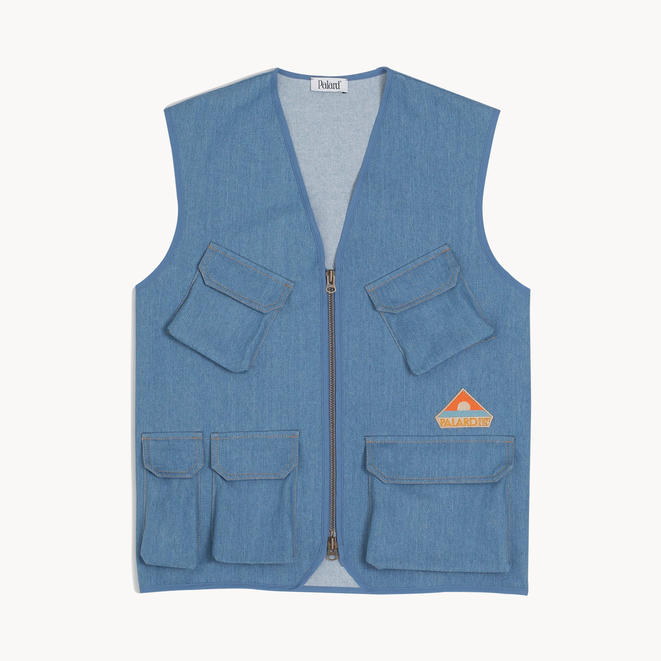 Blue Marlin Denim Vest