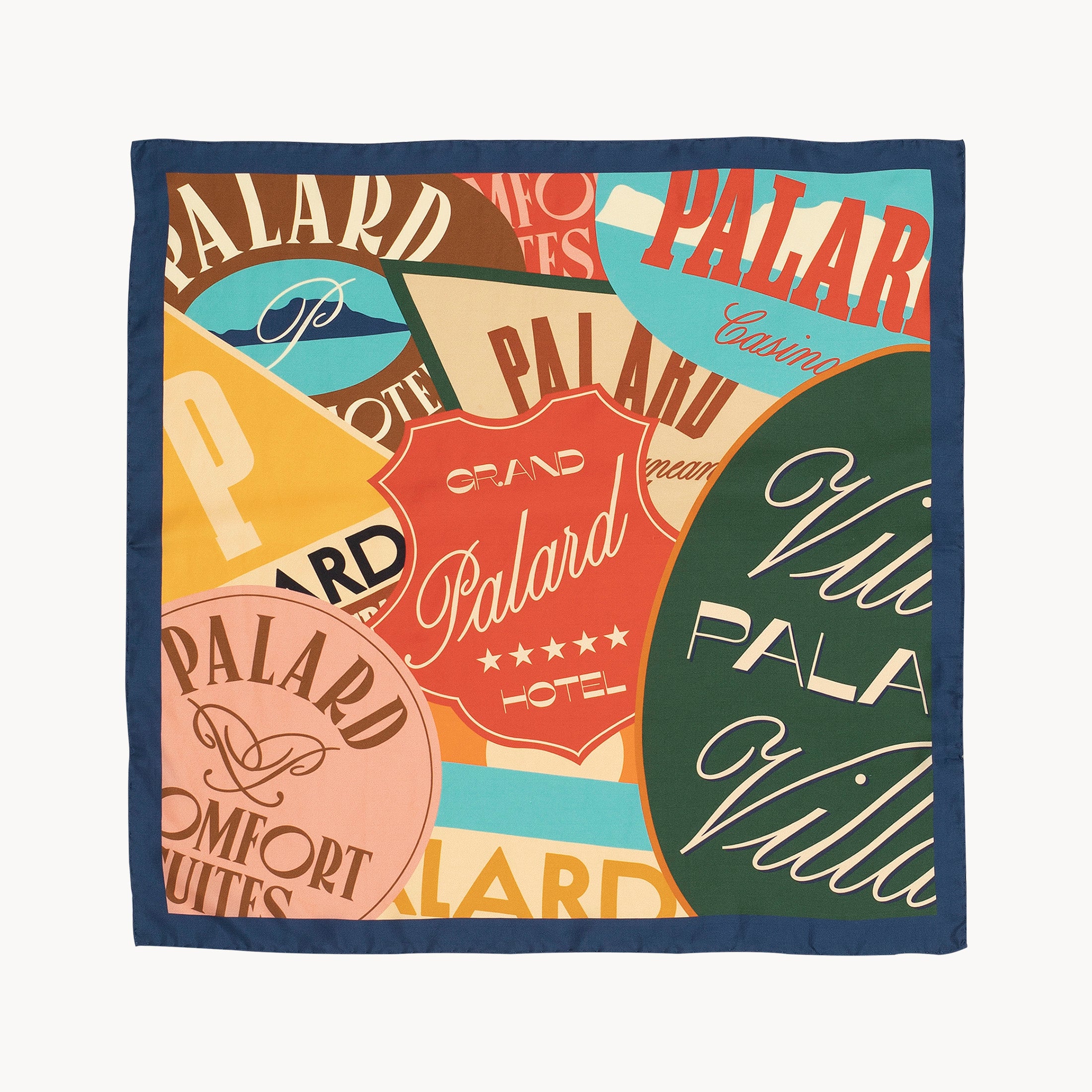 Bon Voyage Silk Scarf