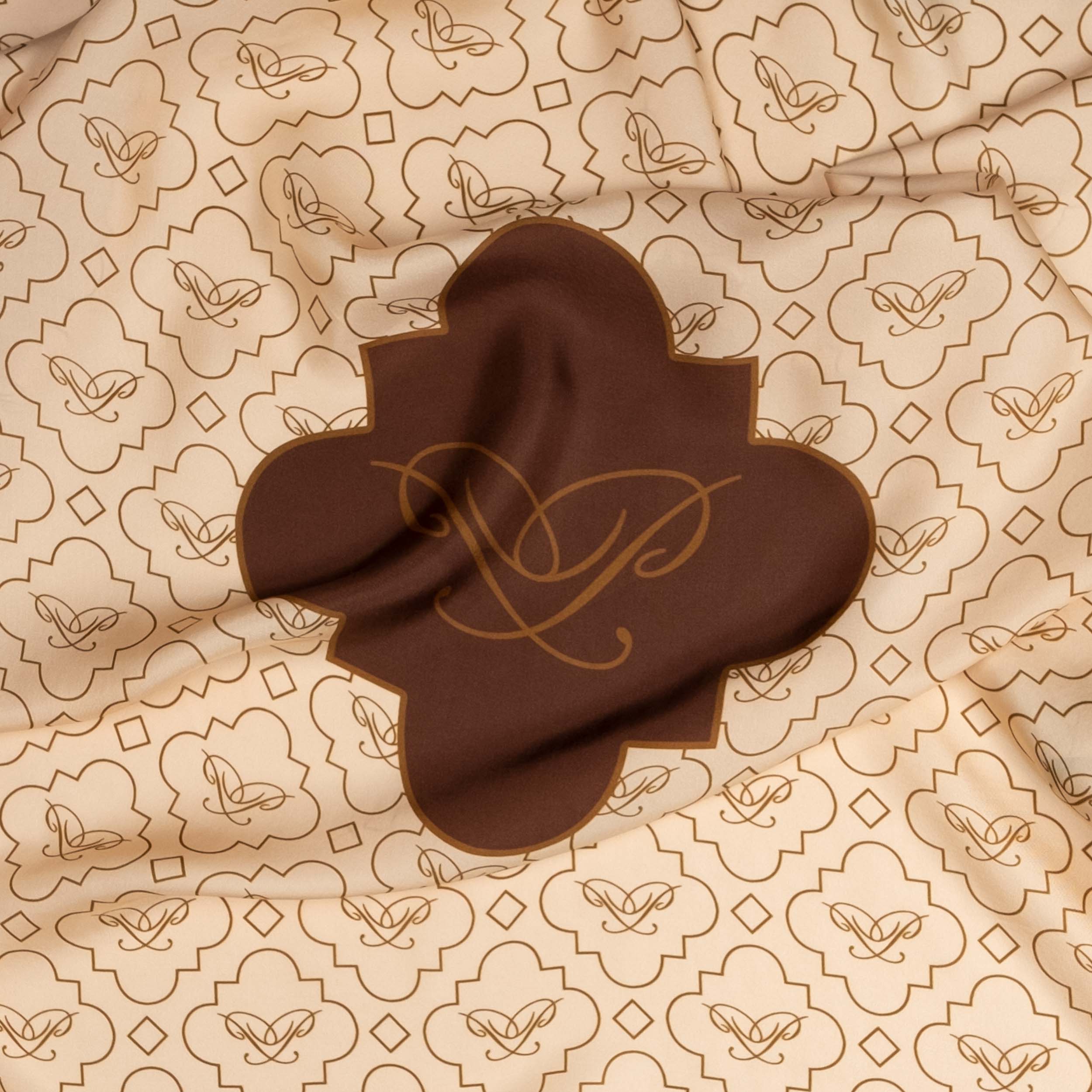 Azulejo Monogram Silk Scarf