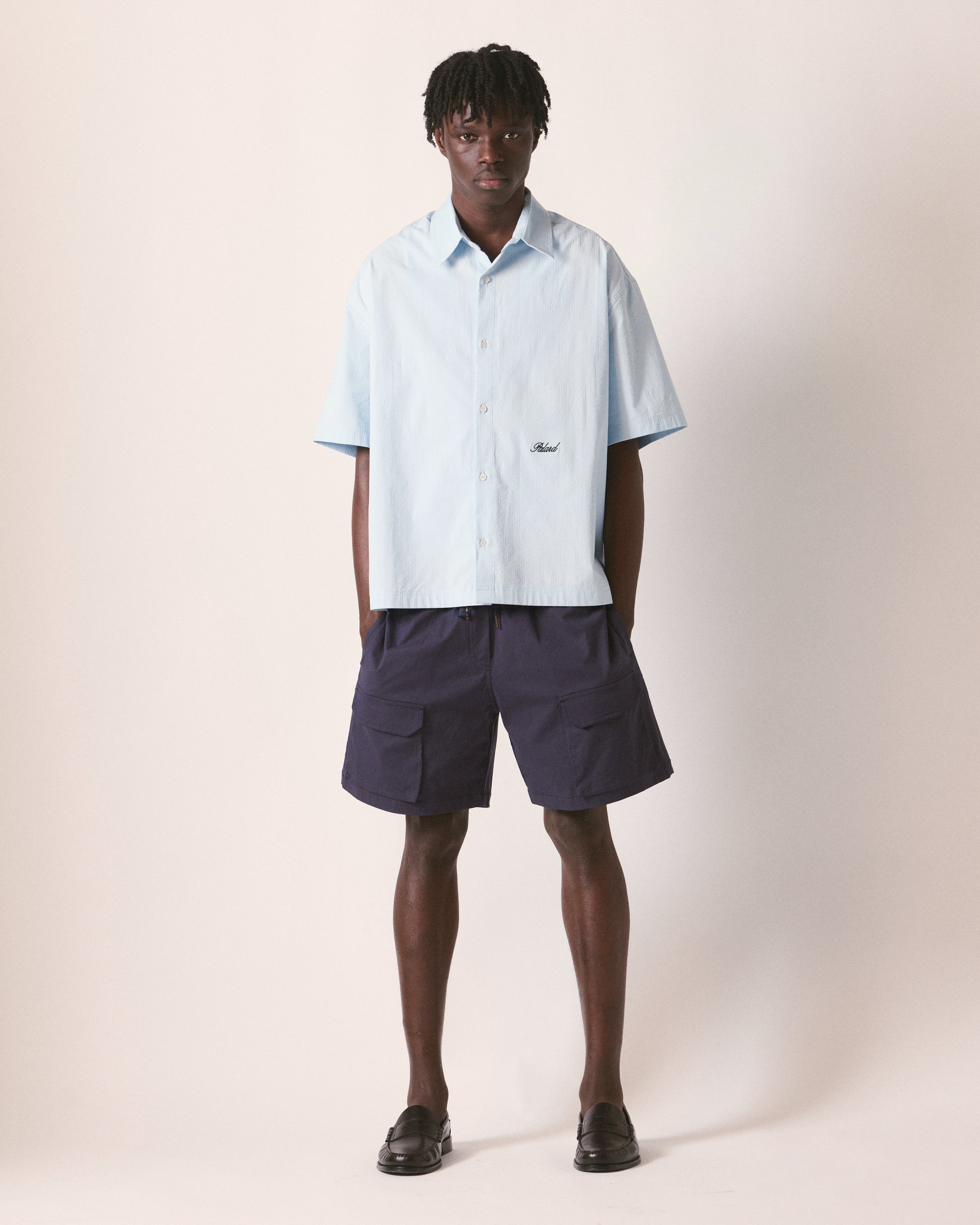 Nuit Seersucker Shorts