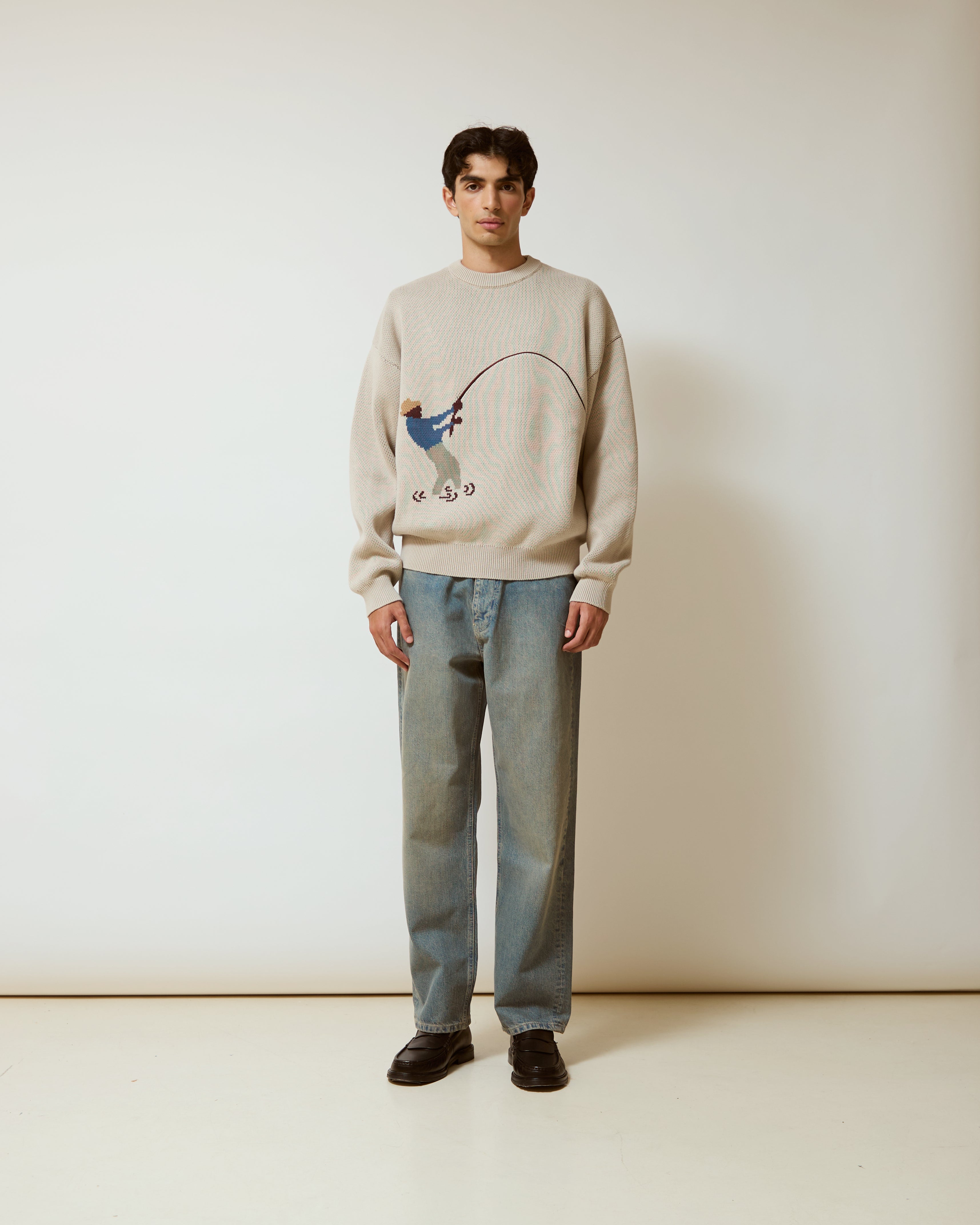 White Marlin Knit Sweater