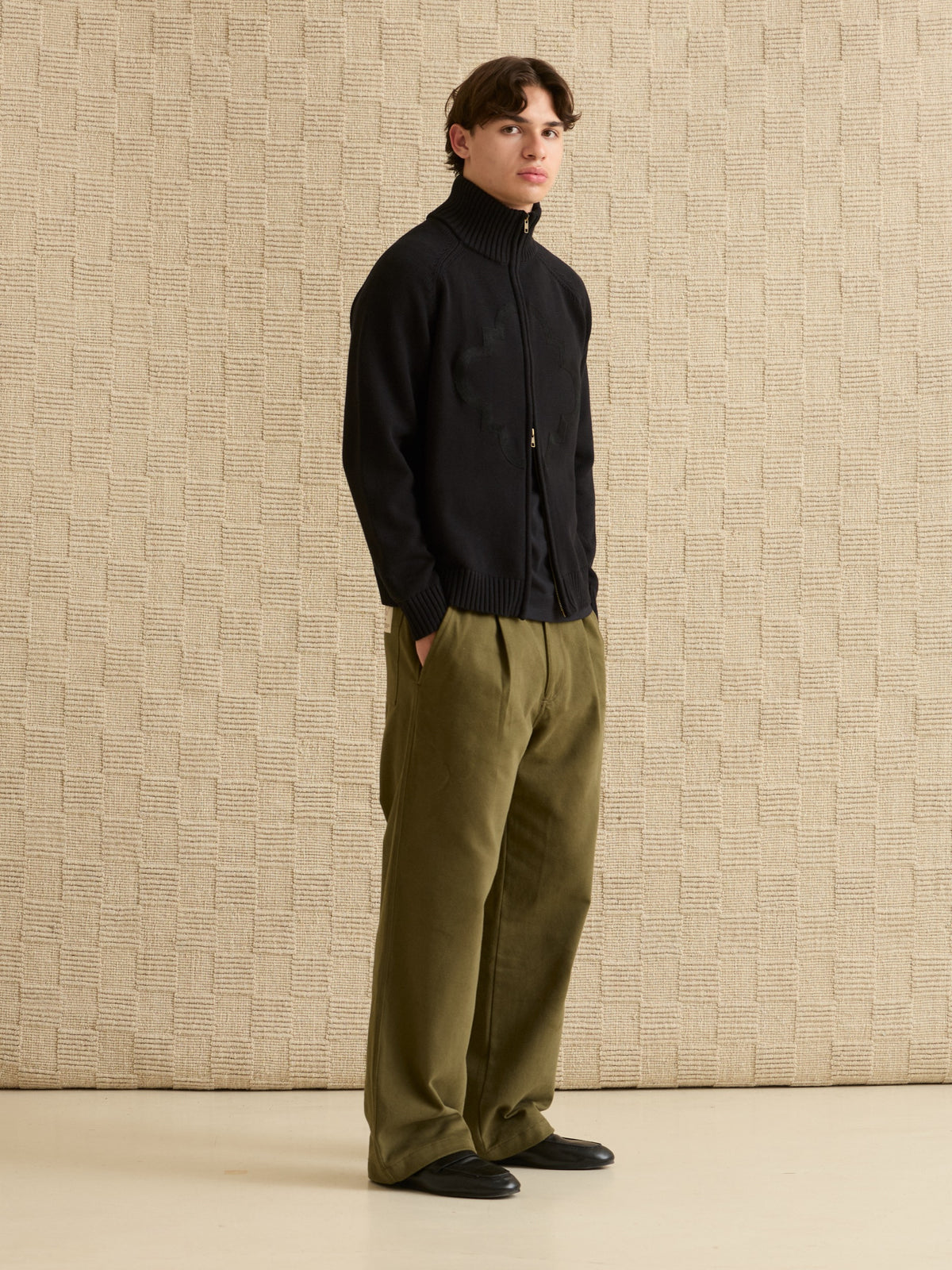 Azulejo Knit Zipper