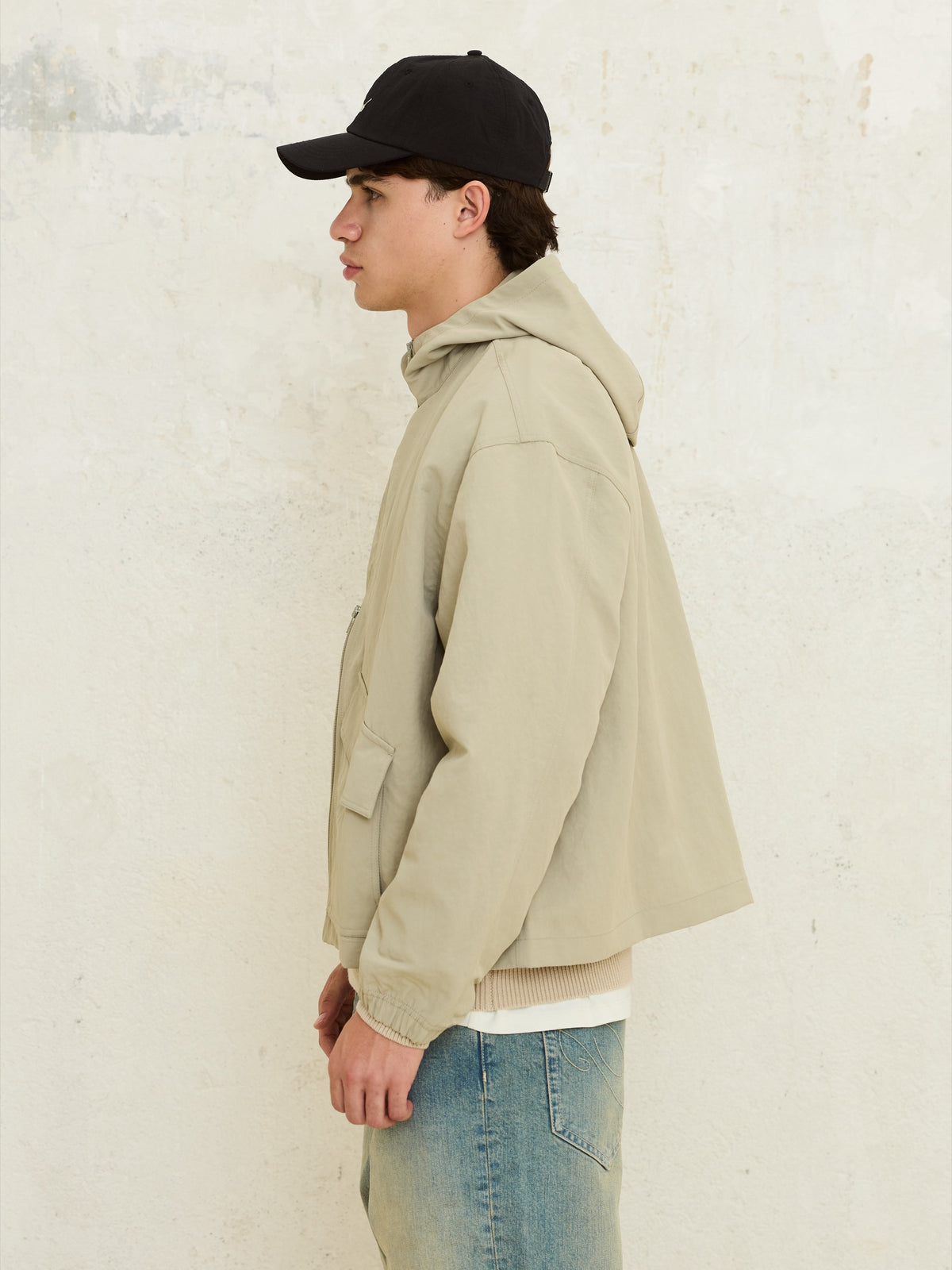 Cadaqués Nylon Windbreaker