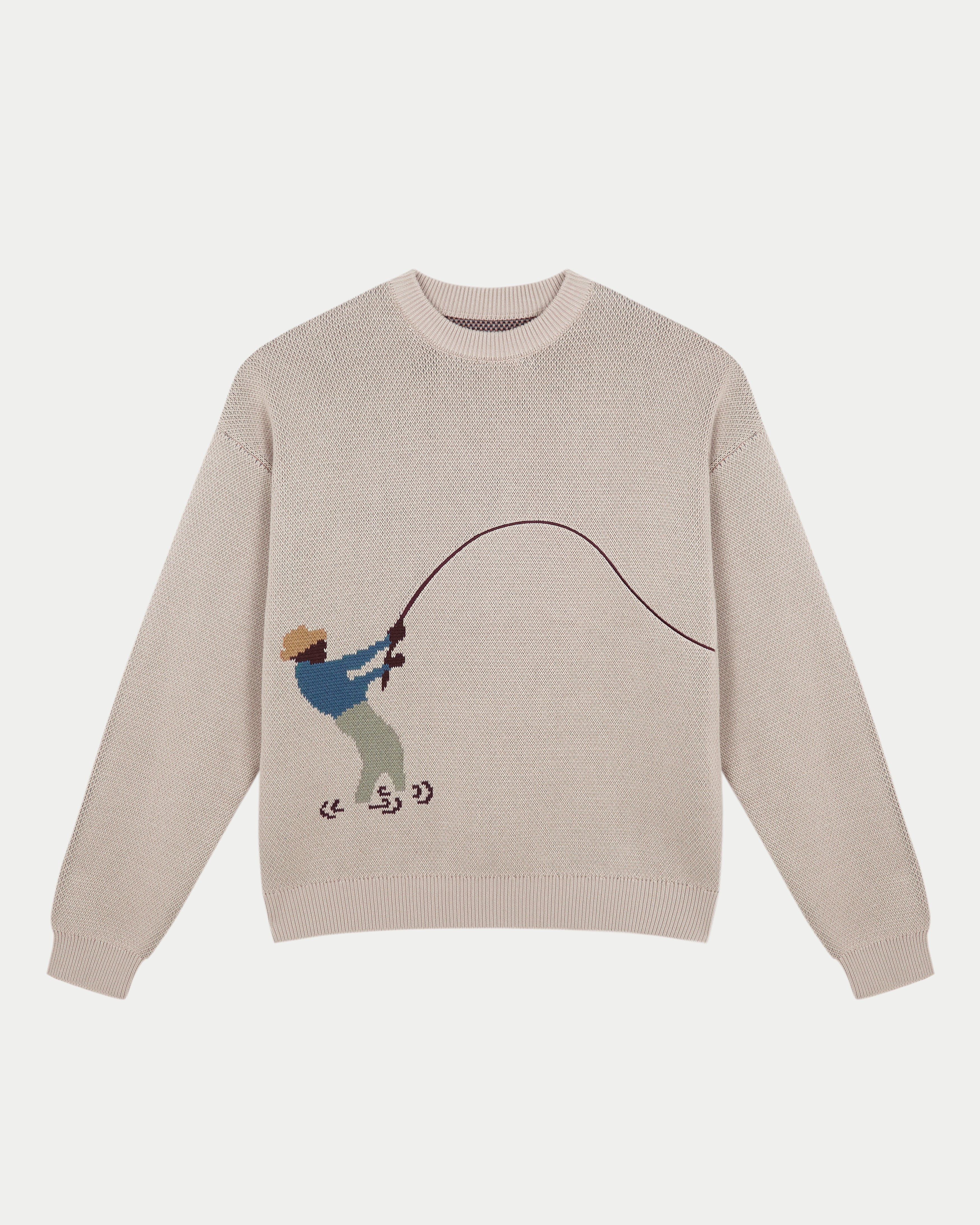 White Marlin Knit Sweater