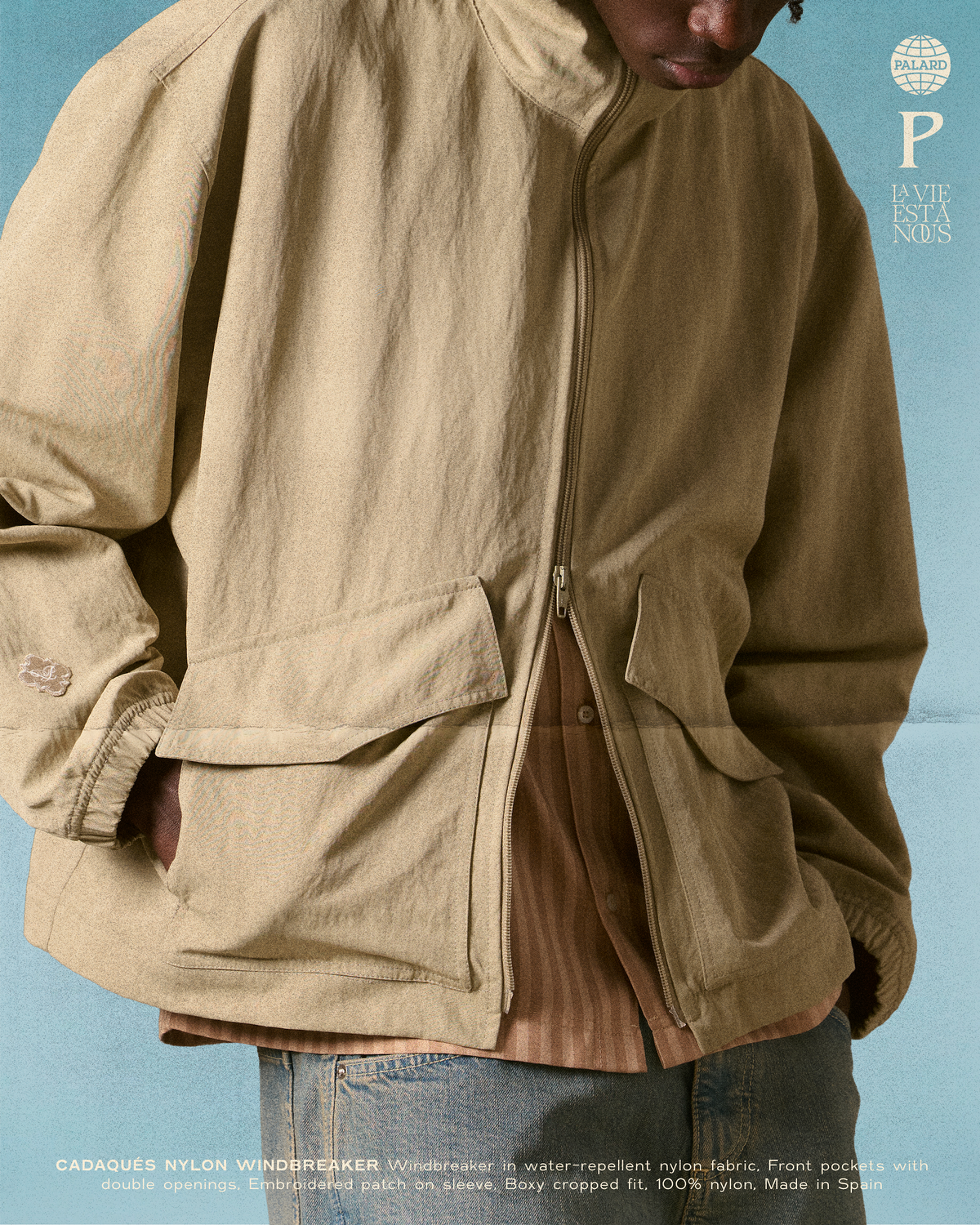 Cadaqués Nylon Windbreaker
